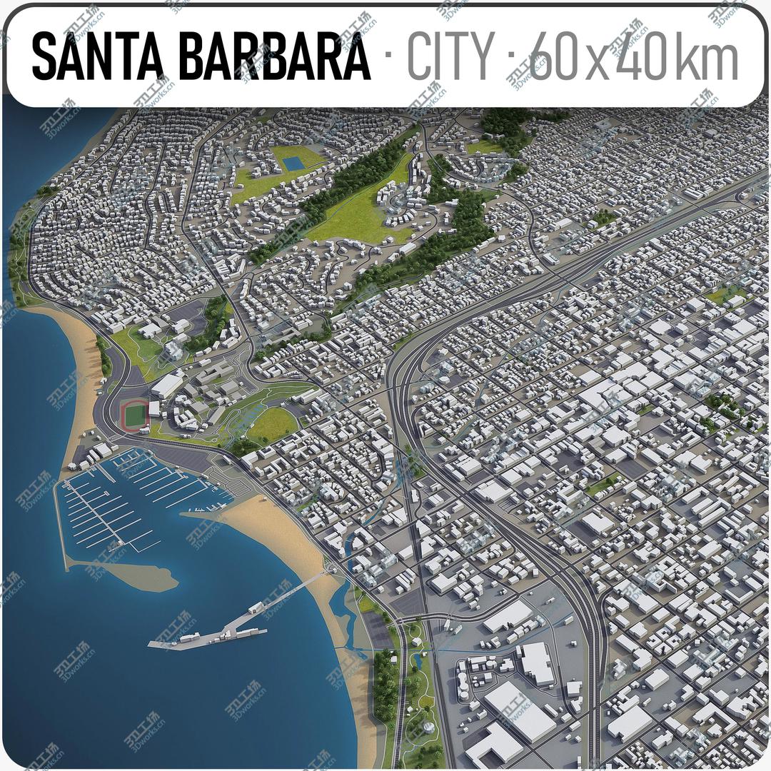images/goods_img/202105071/Santa Barbara - city and surrounding area model/1.jpg
